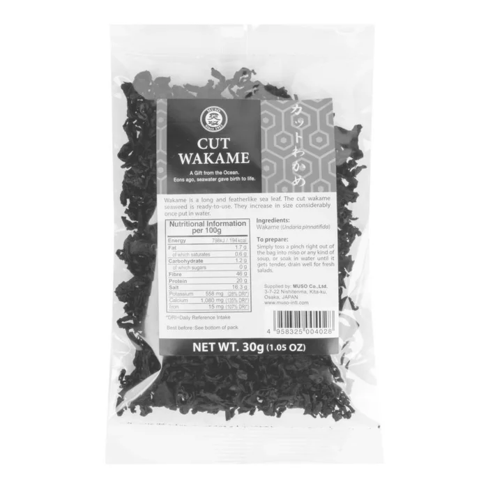 Muso Mořské řasy Wakame kousky 30g